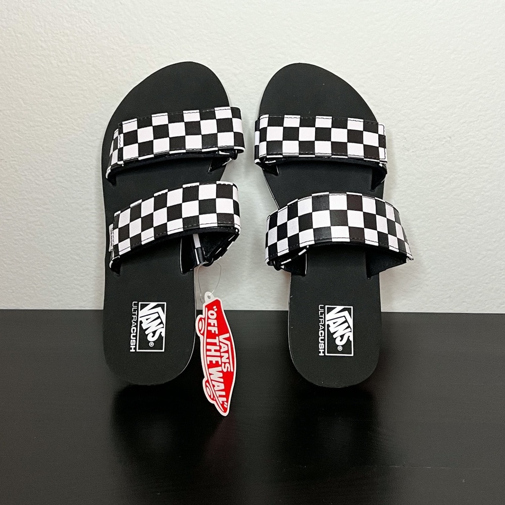 Vans Cayuca Slide (checkered) NWT